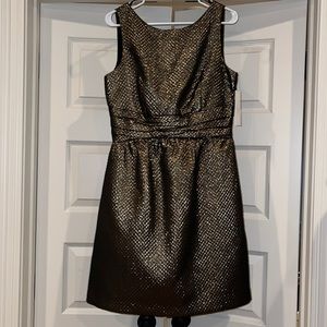 Shimmer gold dress
